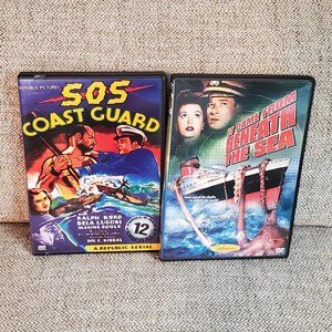 Vintage SciFi DVD Bundle Came From Beneath The Sea SOS Coast Guard Bela Lugosi